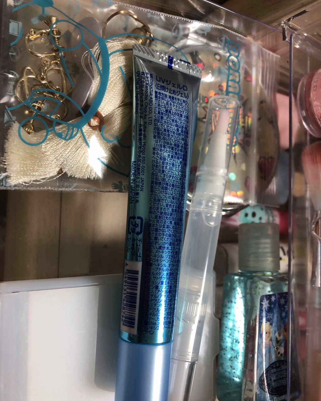 3段式クリアーケース/DAISO/その他化粧小物を使ったクチコミ（2枚目）