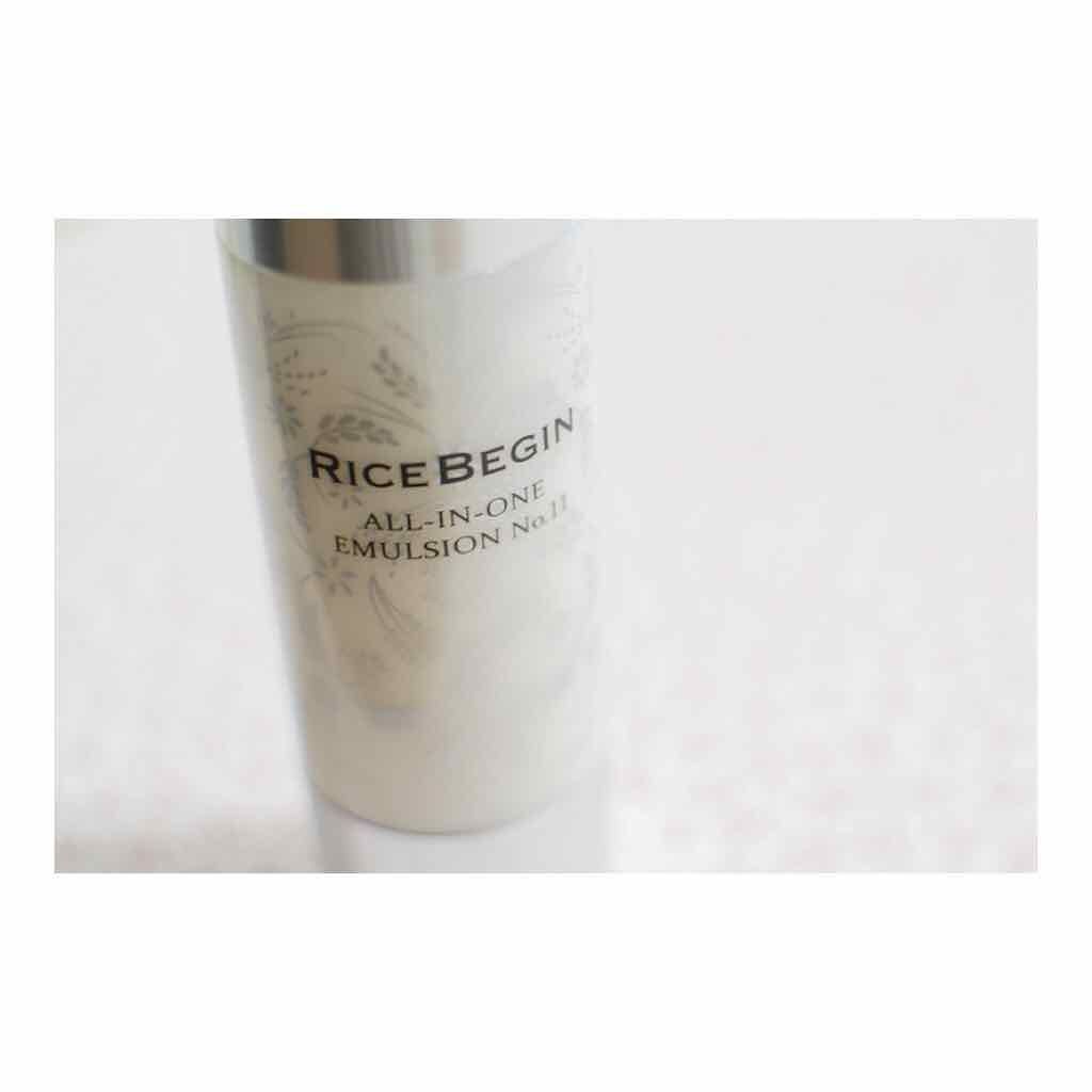 オールインワン エマルジョン No.11/ライスビギン/オールインワン化粧品を使ったクチコミ（3枚目）