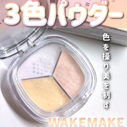 ステイフィクサーマルチカラーパウダー/wakemake/ルースパウダーを使ったクチコミ(1枚目)