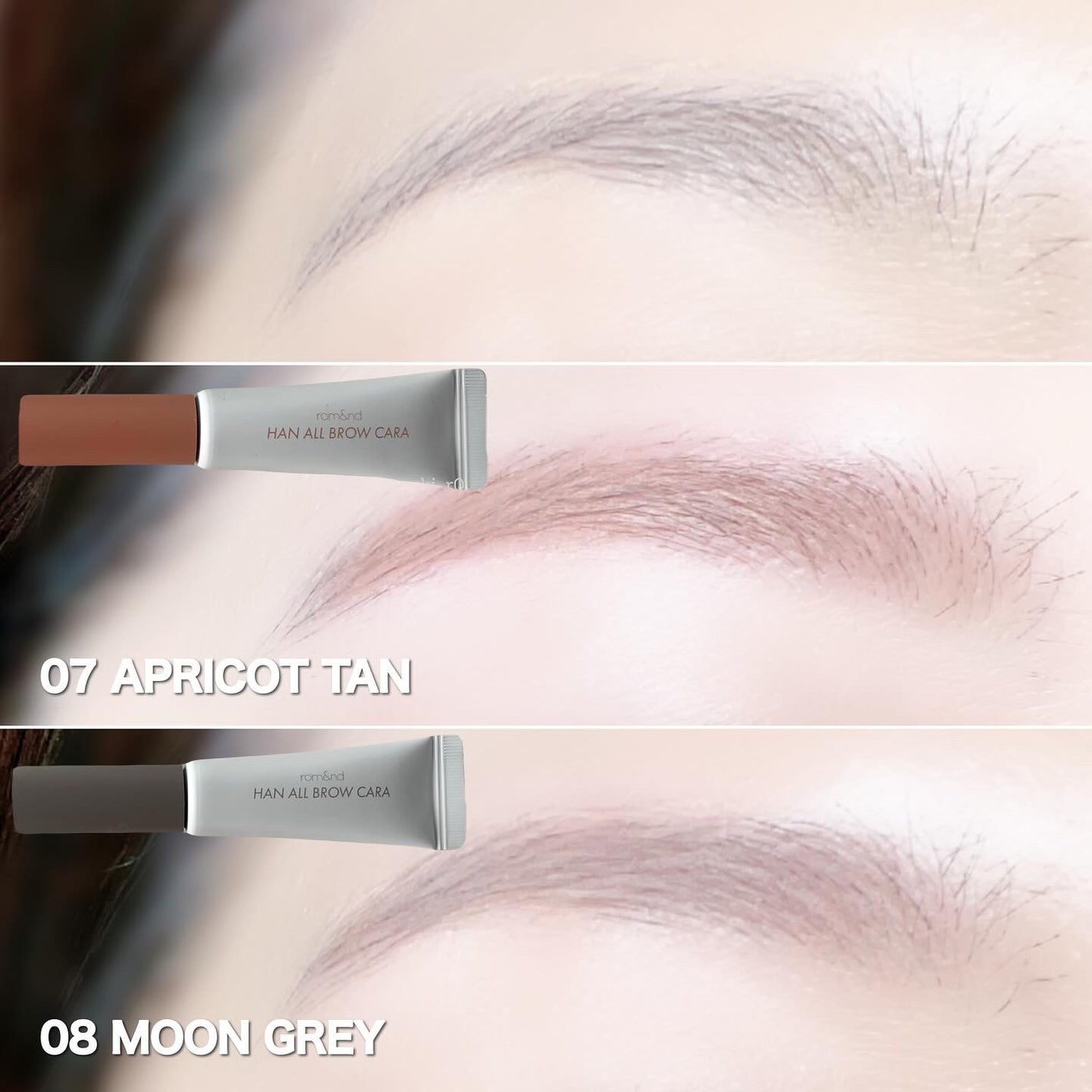 ハンオールブロウカラ/rom&nd/眉マスカラを使ったクチコミ(3枚目)