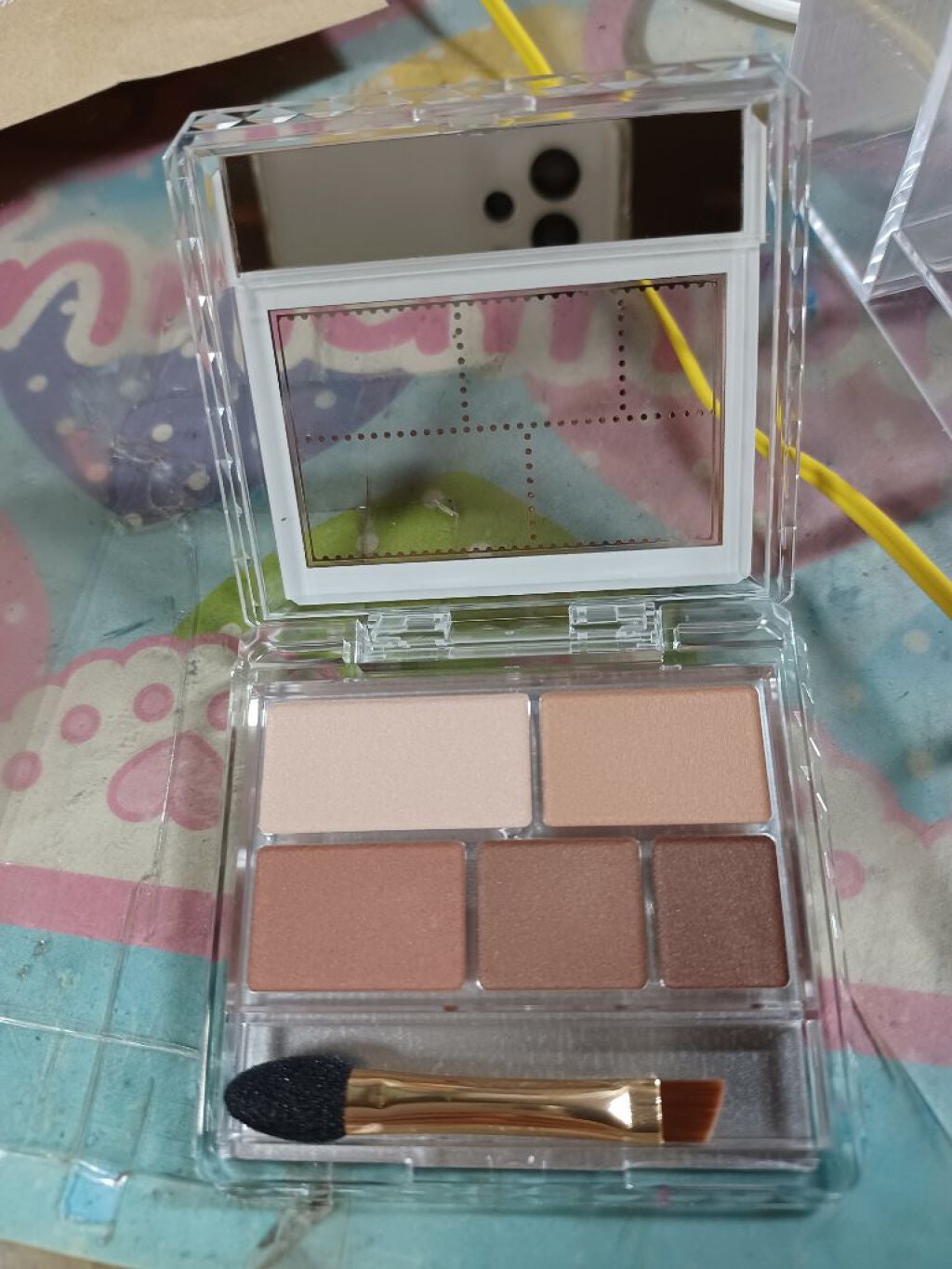 パーフェクトマルチアイズ/キャンメイク/アイシャドウパレットを使ったクチコミ(3枚目)