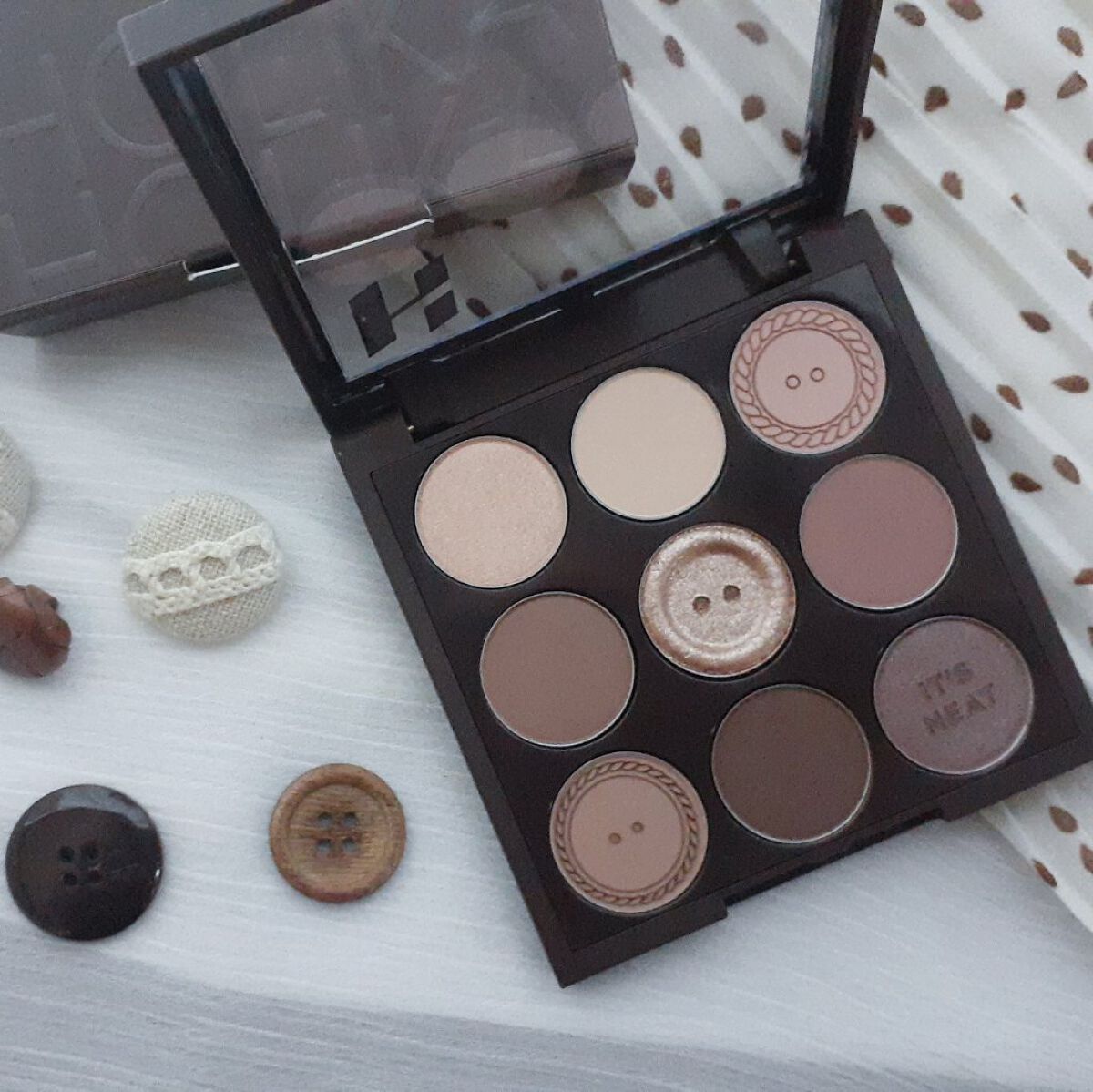 マイフェイブムードアイパレット 9カラー/HOLIKA HOLIKA/アイシャドウパレットを使ったクチコミ(2枚目)