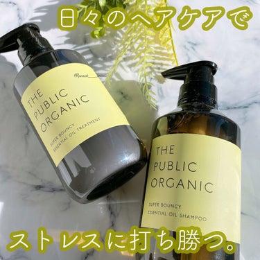 スーパーバウンシー DM シャンプー／DM ヘア トリートメント シャンプー本体 480ml/THE PUBLIC ORGANIC/シャンプー・コンディショナーを使ったクチコミ（1枚目）