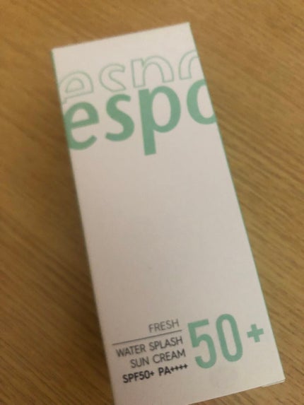 ウォータースプラッシュサンクリーム/espoir/日焼け止め・UVケアを使ったクチコミ(1枚目)