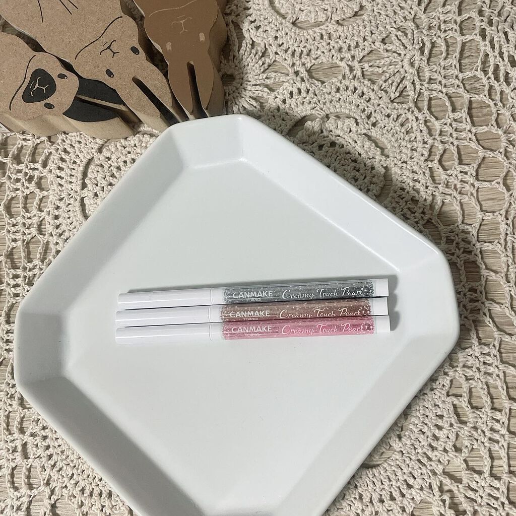 りんりん | 顔がでかいコスメオタク on LIPS 「𓊆 #canmake𓊇✏︎#クリーミータッチパール限定で出た涙..」(2枚目)