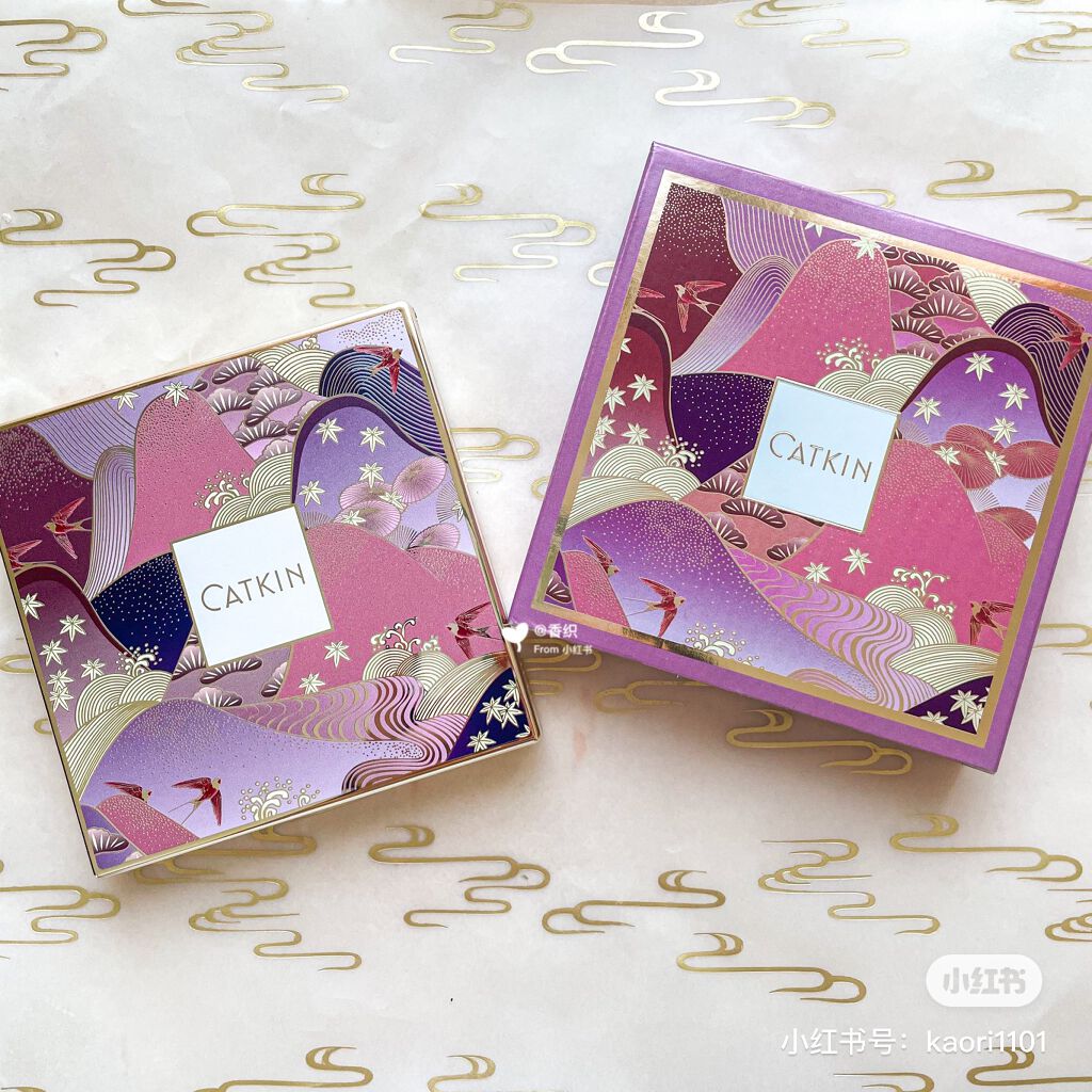 長相思シリーズ 9色アイシャドウパレット/CATKIN/アイシャドウパレットを使ったクチコミ(4枚目)