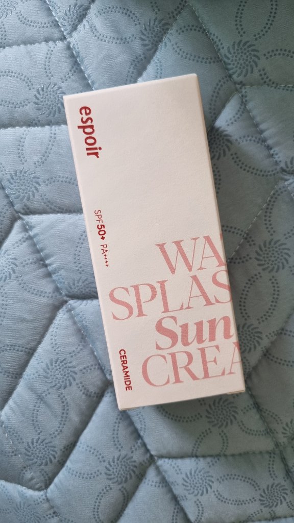ウォータースプラッシュサンクリーム セラミド/espoir/日焼け止めクリームを使ったクチコミ（2枚目）