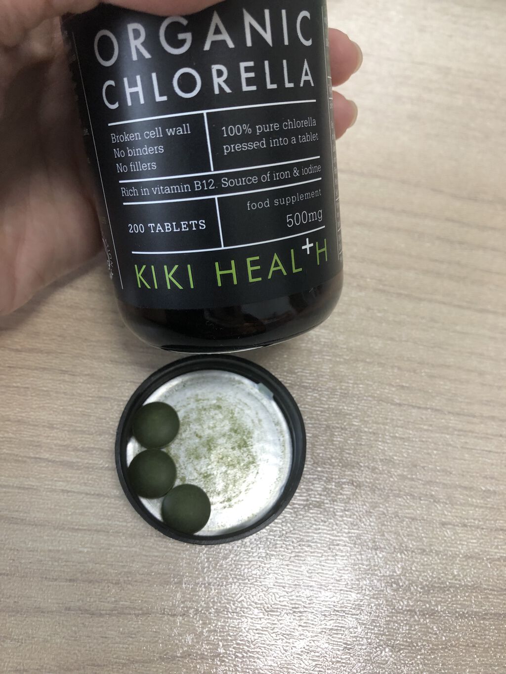 オーガニッククロレラタブレット/KIKI Health/健康サプリメントを使ったクチコミ（2枚目）