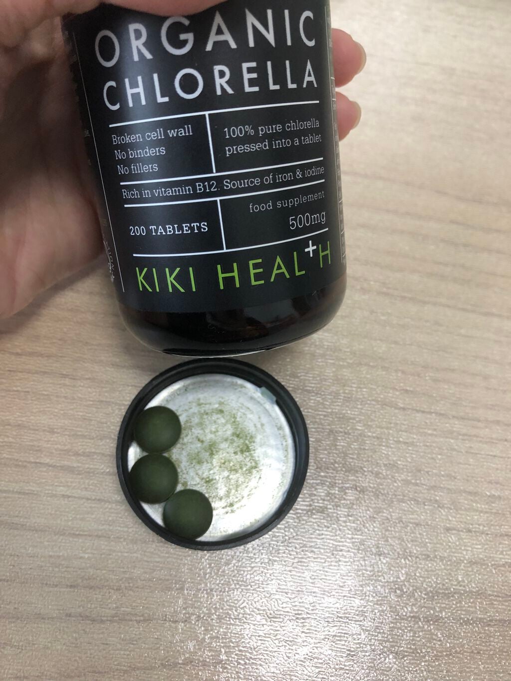 オーガニッククロレラタブレット/KIKI Health/健康サプリメントを使ったクチコミ(2枚目)
