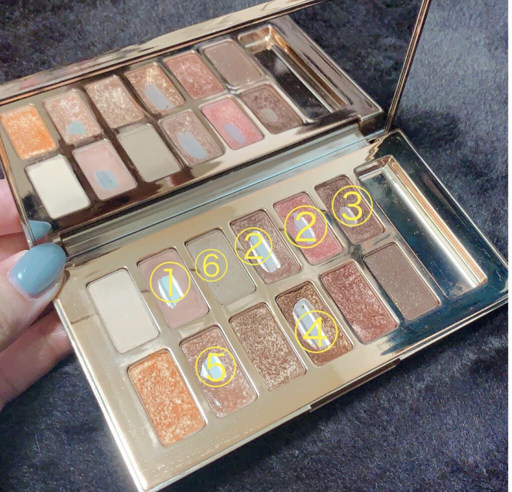 バレンタインボックス/VAVI MELLO/アイシャドウパレットを使ったクチコミ（2枚目）