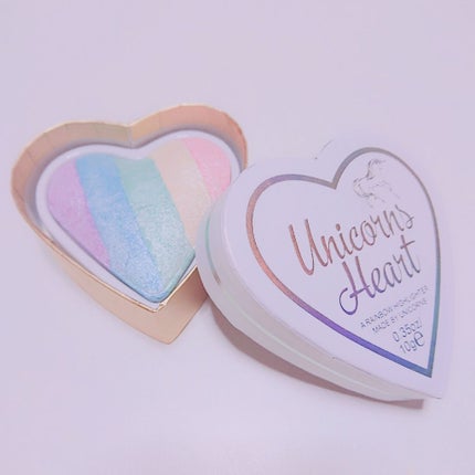 ハートハイライター ユニコーンハート/MAKEUP REVOLUTION/パウダーハイライトを使ったクチコミ(1枚目)