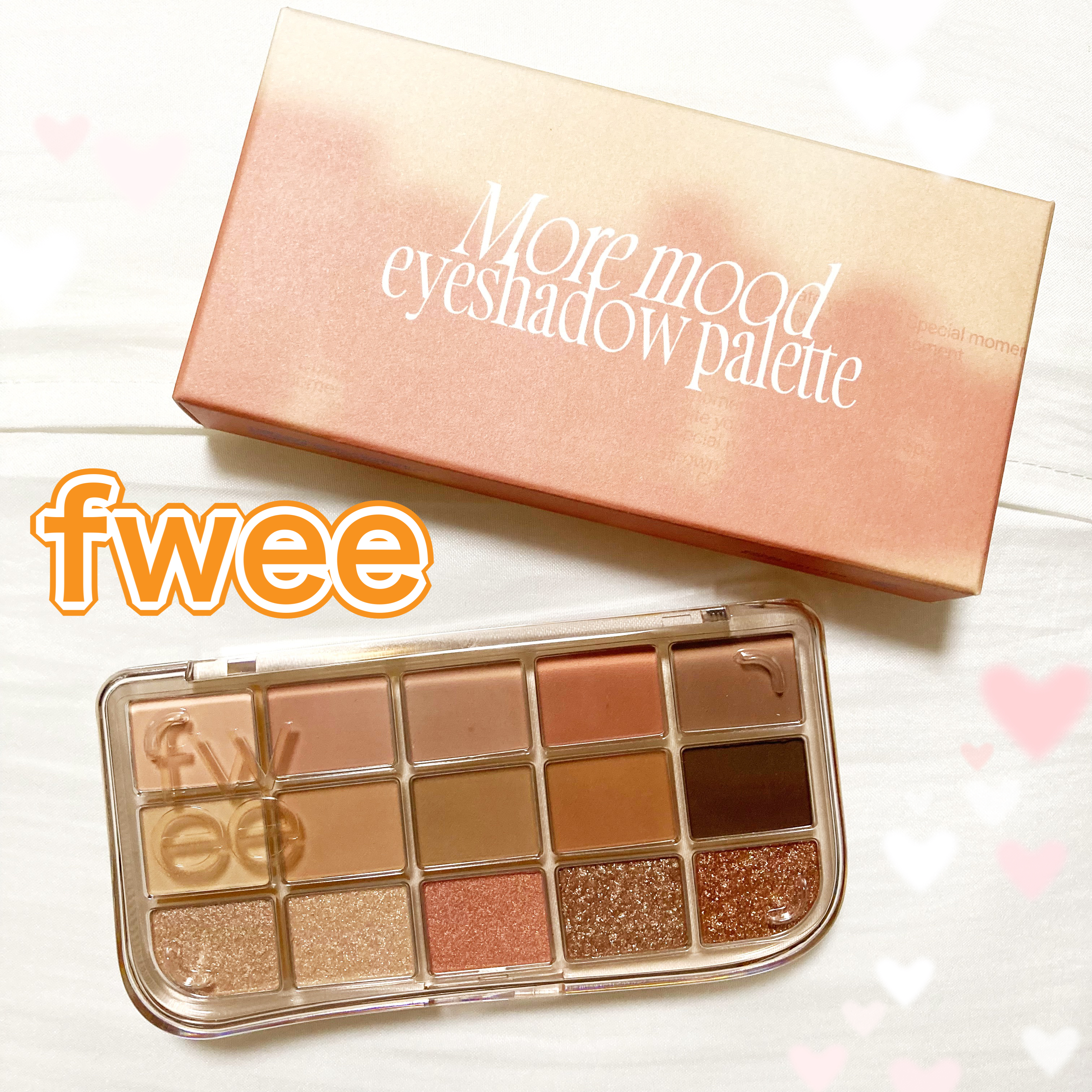 フィー モアムードアイパレット/fwee/アイシャドウパレットを使ったクチコミ（1枚目）