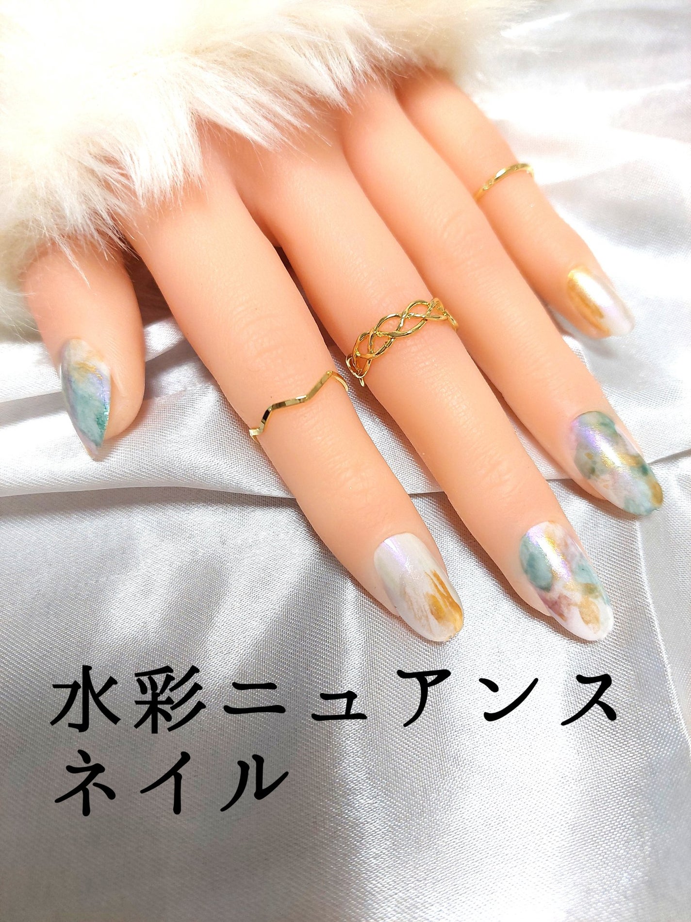 水彩ネイルパレット/DAISO/ネイル用品を使ったクチコミ(1枚目)