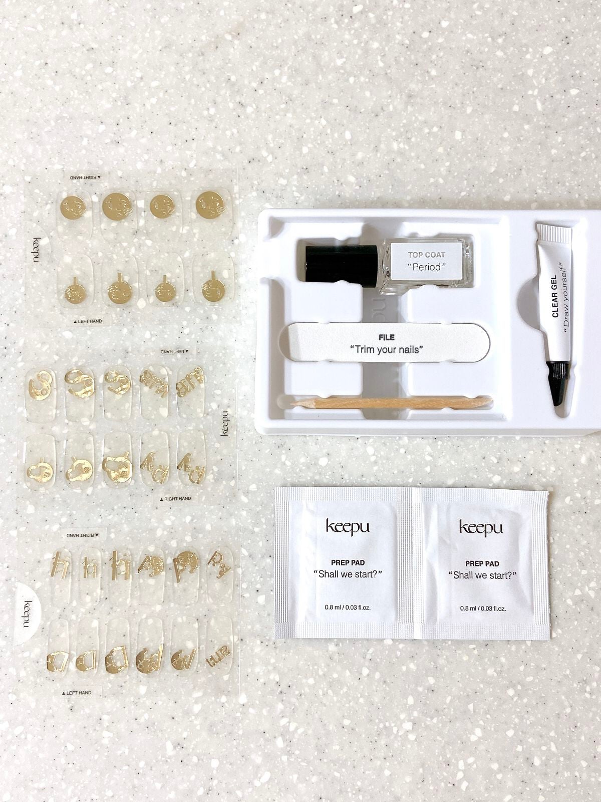 セルフカスタム ネイルシール/KEEPU/ネイルシールを使ったクチコミ(2枚目)