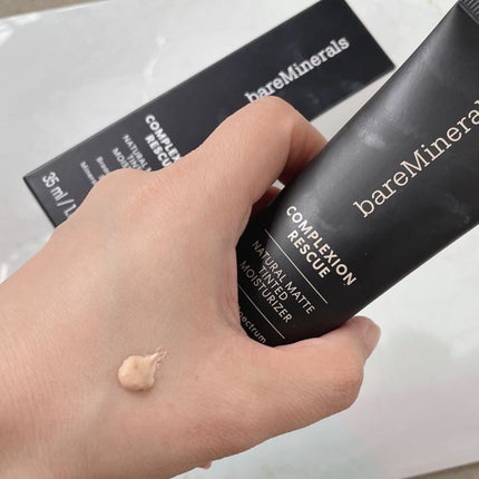 CR ナチュラル マット モイスチャライザー/bareMinerals/クリーム・エマルジョンファンデーションを使ったクチコミ(2枚目)