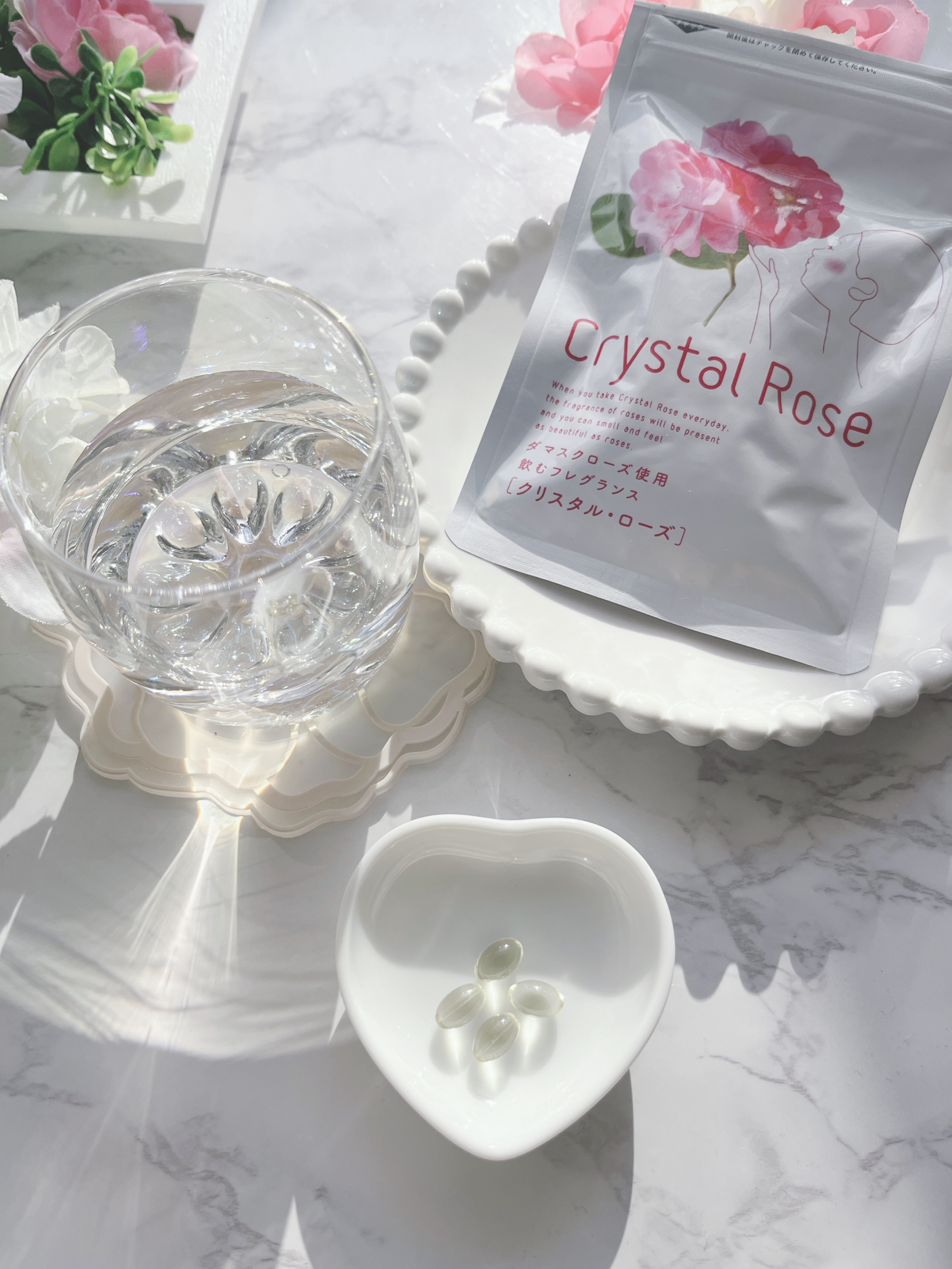 クリスタル･ローズ/すこやか笑顔/美容サプリメントを使ったクチコミ（3枚目）