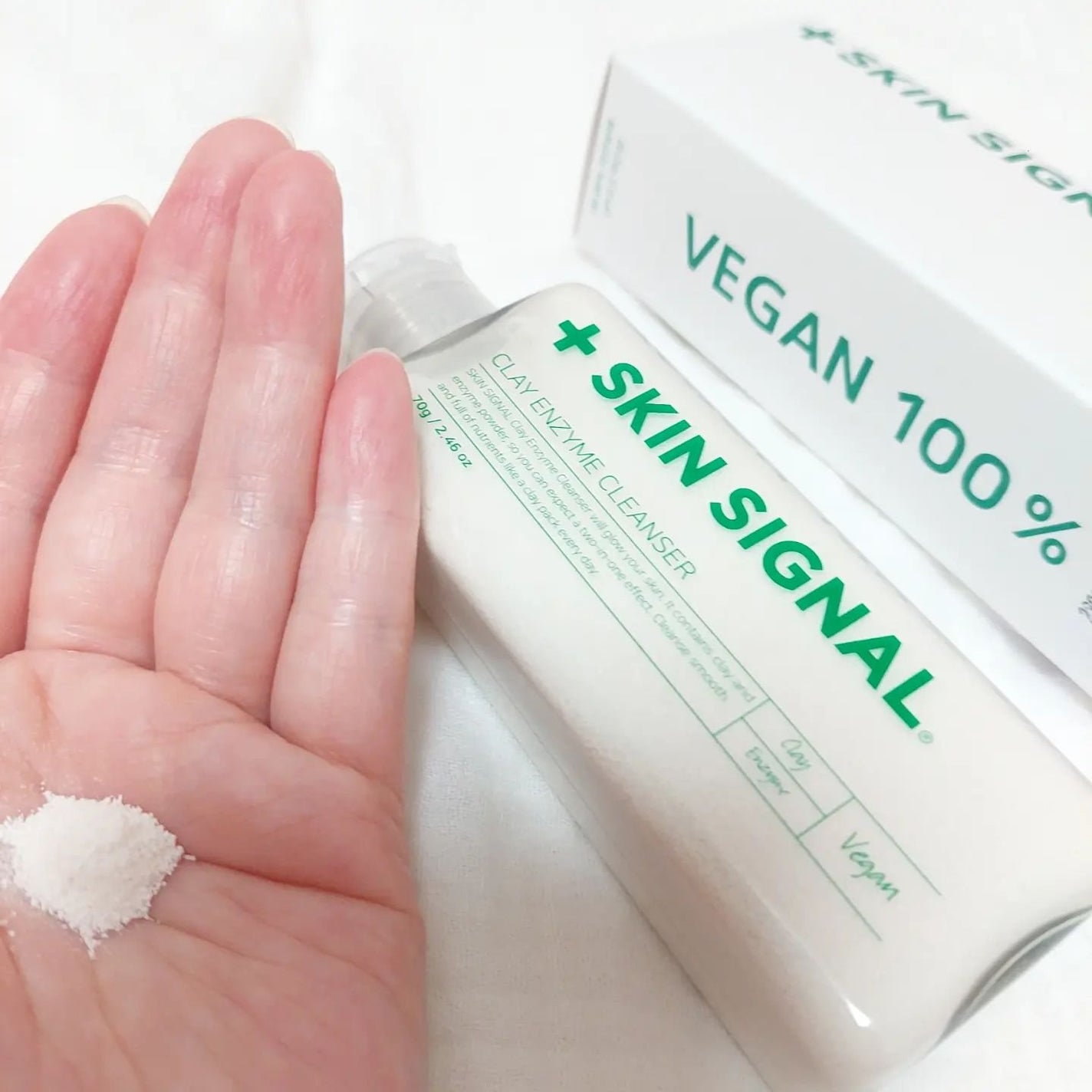 ホワイト クレイ酵素クレンザー /SKIN SIGNAL/洗顔パウダーを使ったクチコミ(3枚目)