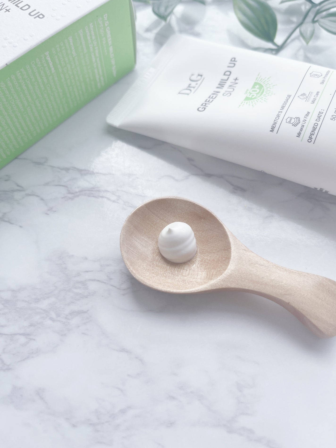 グリーンマイルドアップサンプラス/Dr.G/日焼け止めクリームを使ったクチコミ(2枚目)