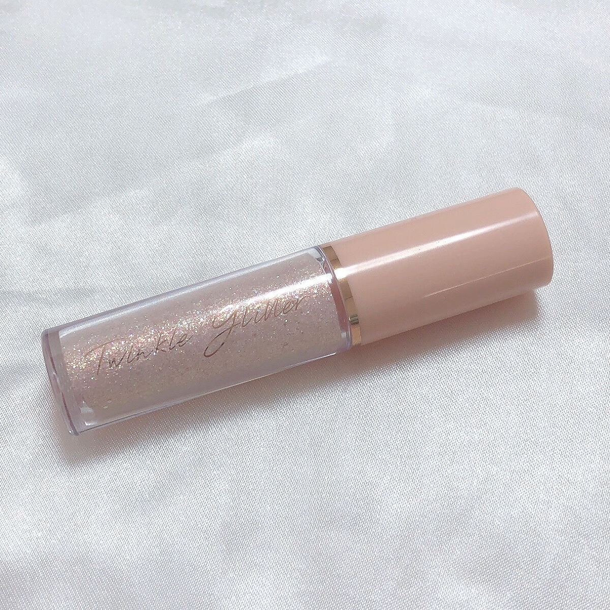 カラーブロッサムフェアリーティンクルグリッター/ネイチャーリパブリック/グリッターを使ったクチコミ（3枚目）