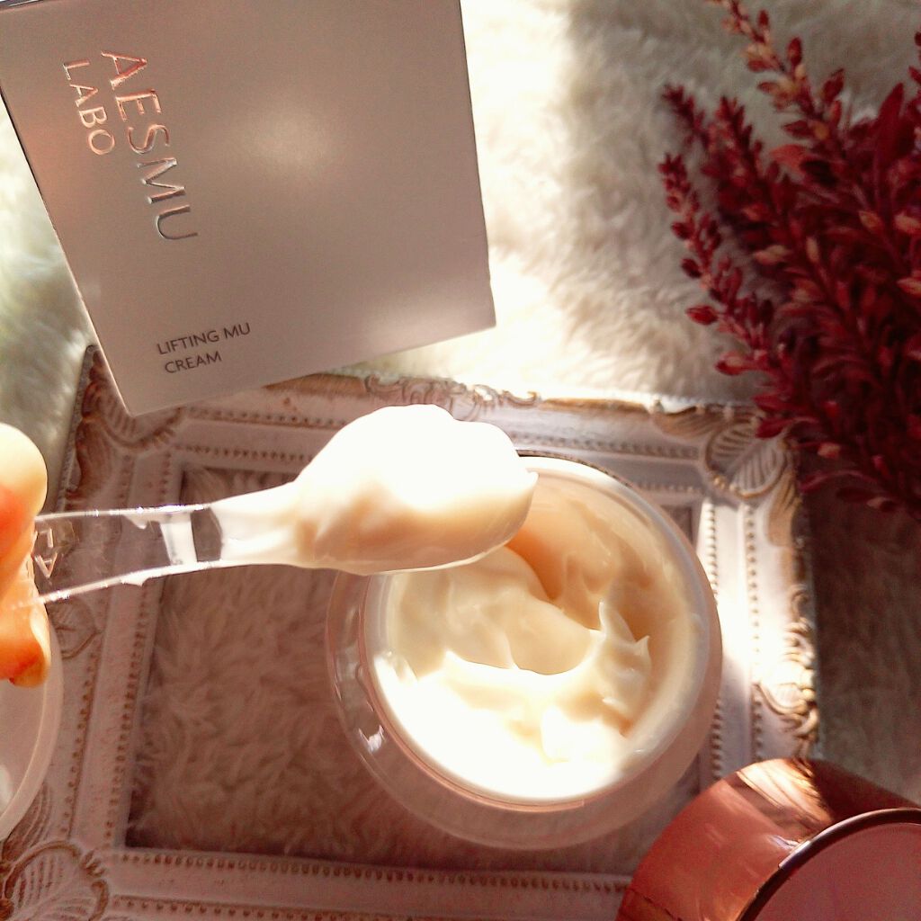 リフティングMU クリーム/AESMU LABO/フェイスクリームを使ったクチコミ(2枚目)