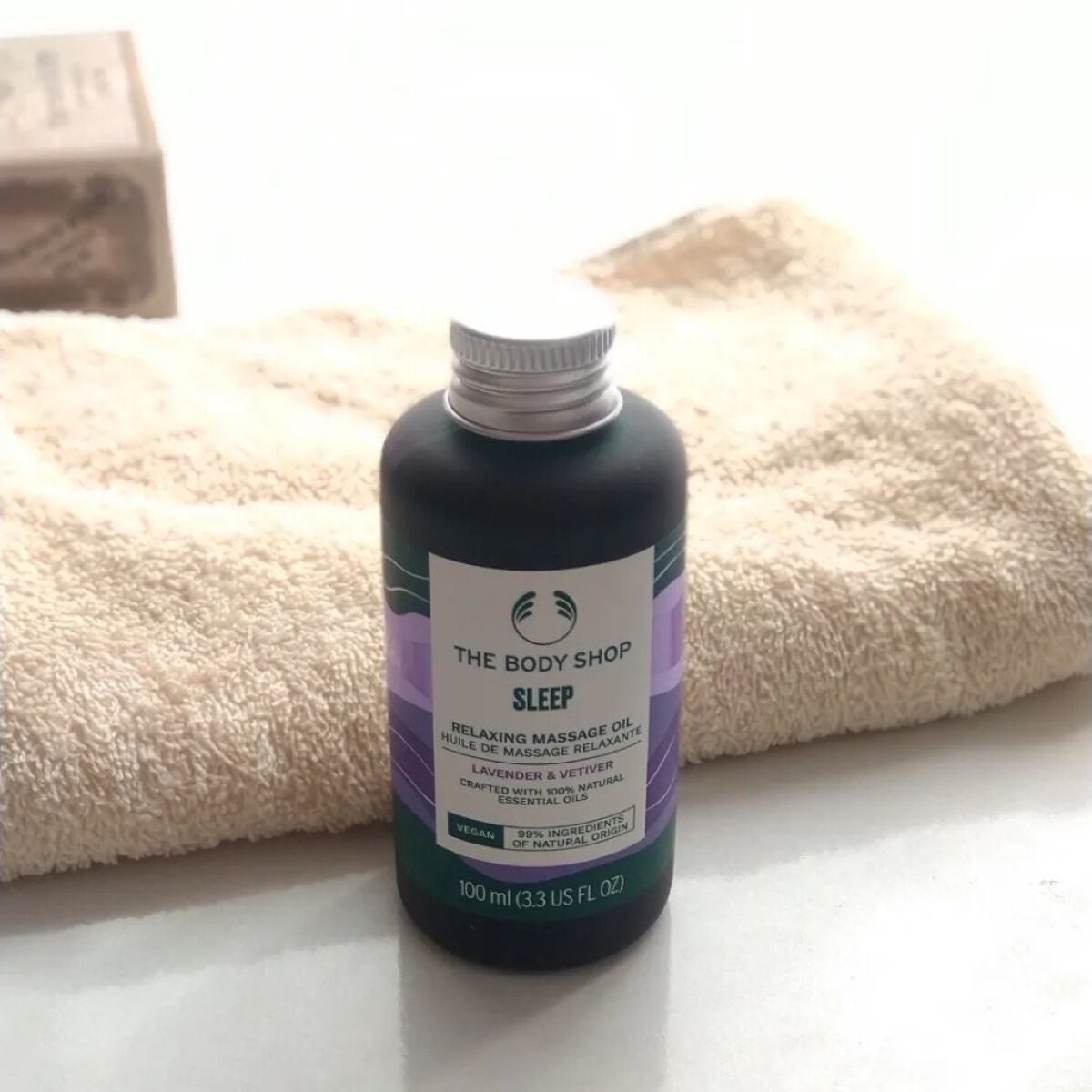 ウェルネス マッサージオイル ラベンダー&ベチバー/THE BODY SHOP/ボディオイルを使ったクチコミ(1枚目)