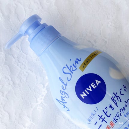 ニベア エンジェルスキン ボディウォッシュ アクネクリア 【医薬部外品】 ポンプ(470ml)/ニベア/ボディソープを使ったクチコミ(2枚目)