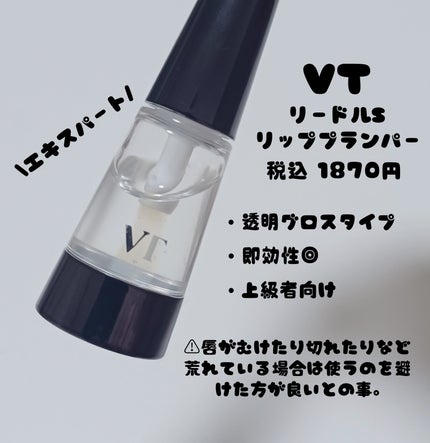 リードルS リッププランパーエキスパート/VT/リッププランパーを使ったクチコミ(2枚目)