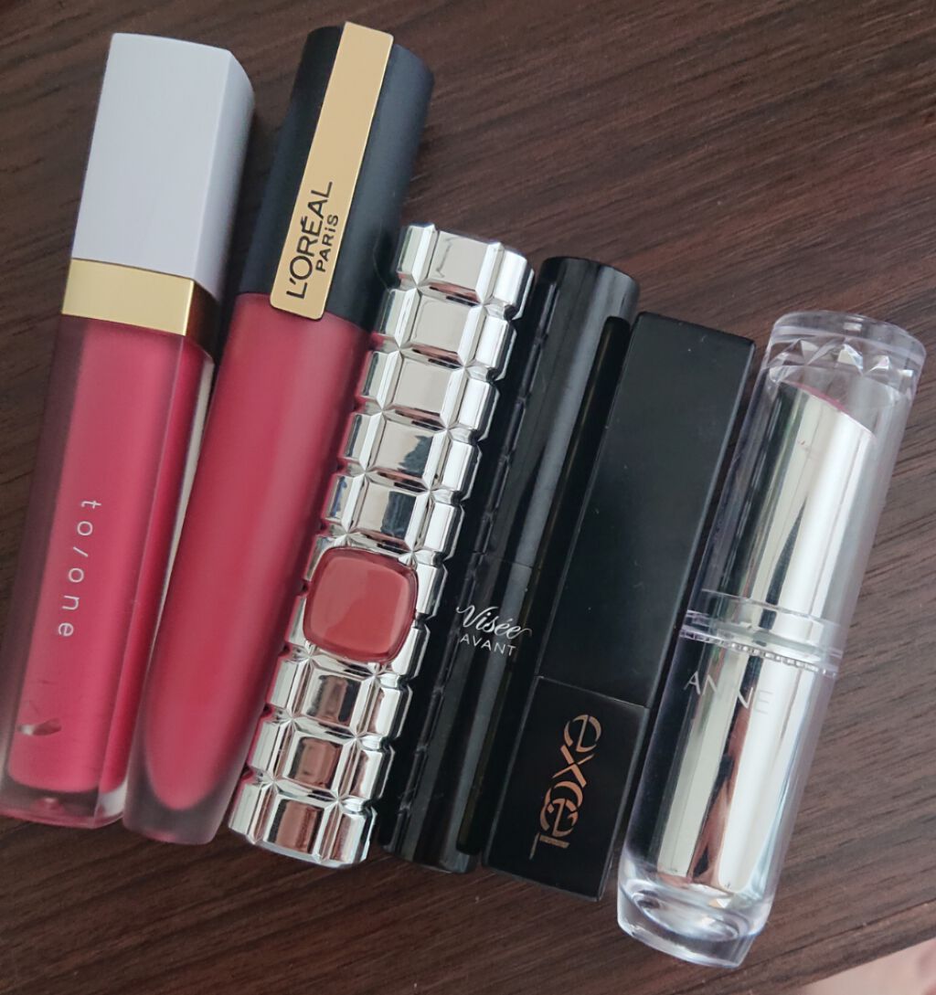 ラスティンググロスリップ/CEZANNE/口紅を使ったクチコミ(1枚目)