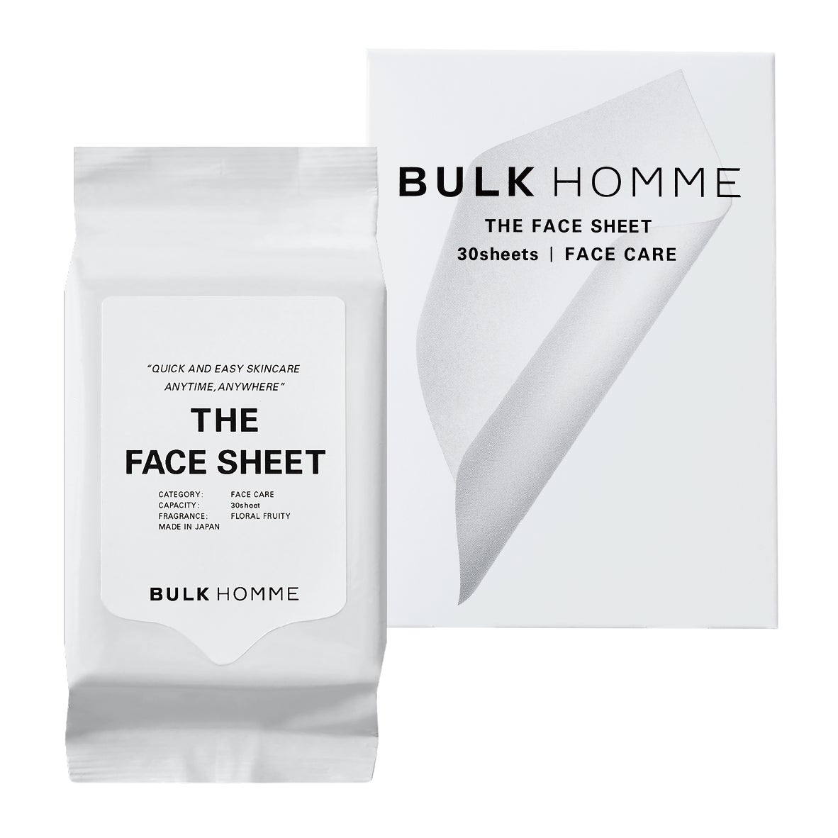 BULK HOMME THE FACE SHEET