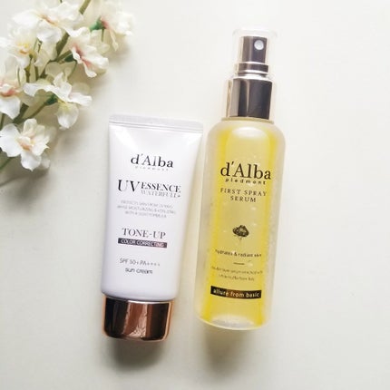 ウォータフルトーンアップサンクリーム/ダルバ/日焼け止めクリームを使ったクチコミ(1枚目)