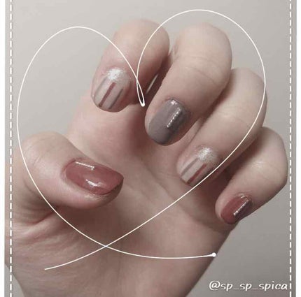 ネイルパーツ9P/キャンドゥ/ネイルチップ・パーツを使ったクチコミ(2枚目)