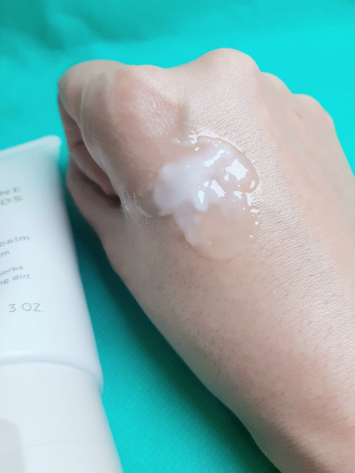 オイルクレンジングバーム ホワイトプレミアム/ONE STONE TWO BIRDS/クレンジングバームを使ったクチコミ(4枚目)