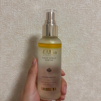 ダルバ ホワイトトリュフファーストスプレーセラム/ダルバ/ミスト状化粧水を使ったクチコミ(1枚目)