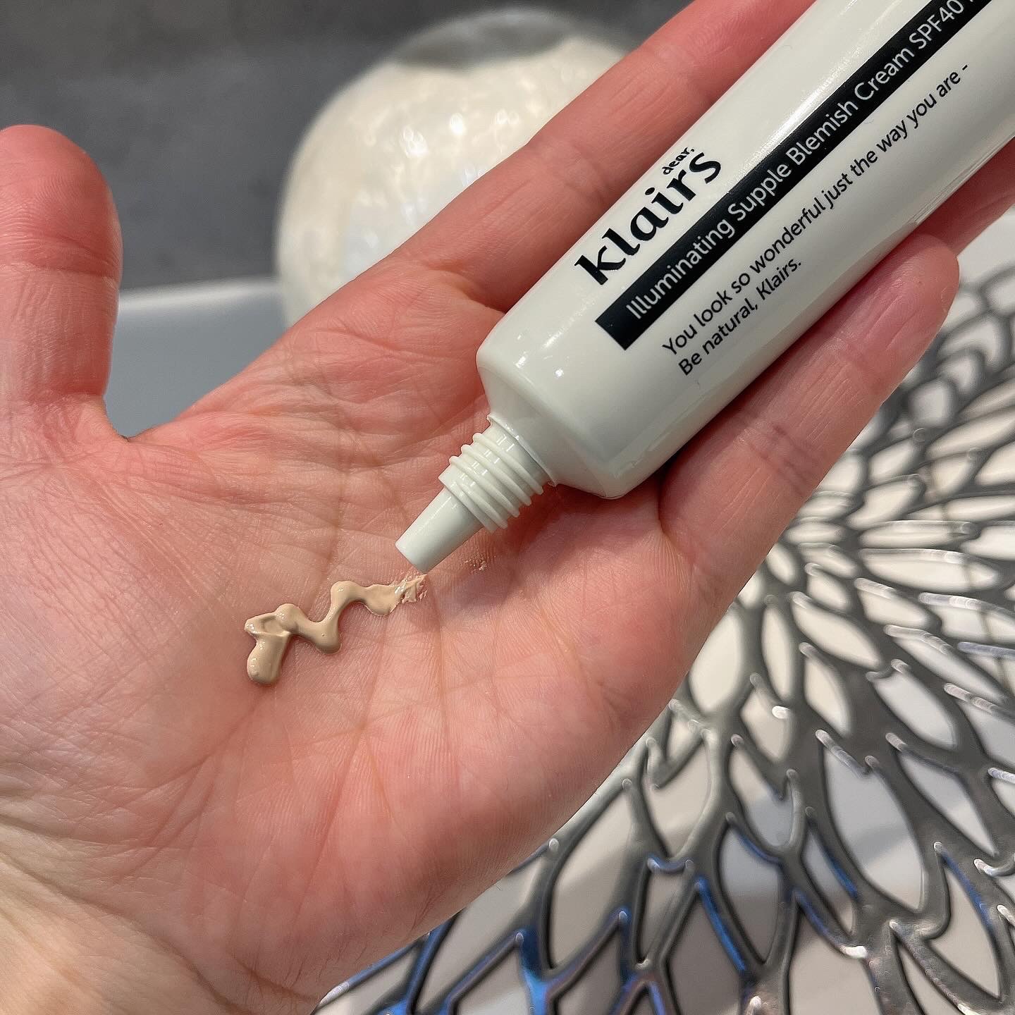 イルミネーティングサプルブレミッシュクリーム(40ml)/Klairs/化粧下地を使ったクチコミ（2枚目）
