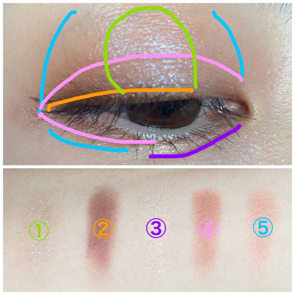 ドレッシーシャドウ/CipiCipi/アイシャドウパレットを使ったクチコミ（2枚目）