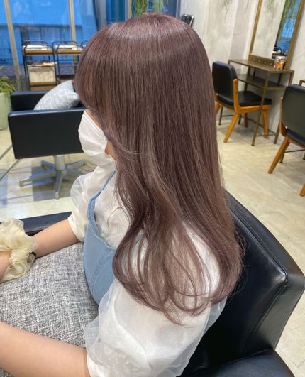 ANJU/美容師♡ on LIPS 「ラベンダーカラーコレクション♡色落ちは綺麗なミルクティーに♡ご..」(6枚目)