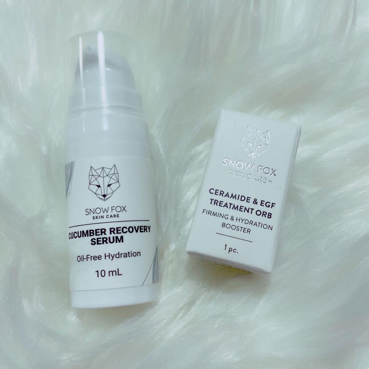 リカバリー セラム (キューカンバー)/SNOW FOX SKINCARE/美容液を使ったクチコミ（2枚目）