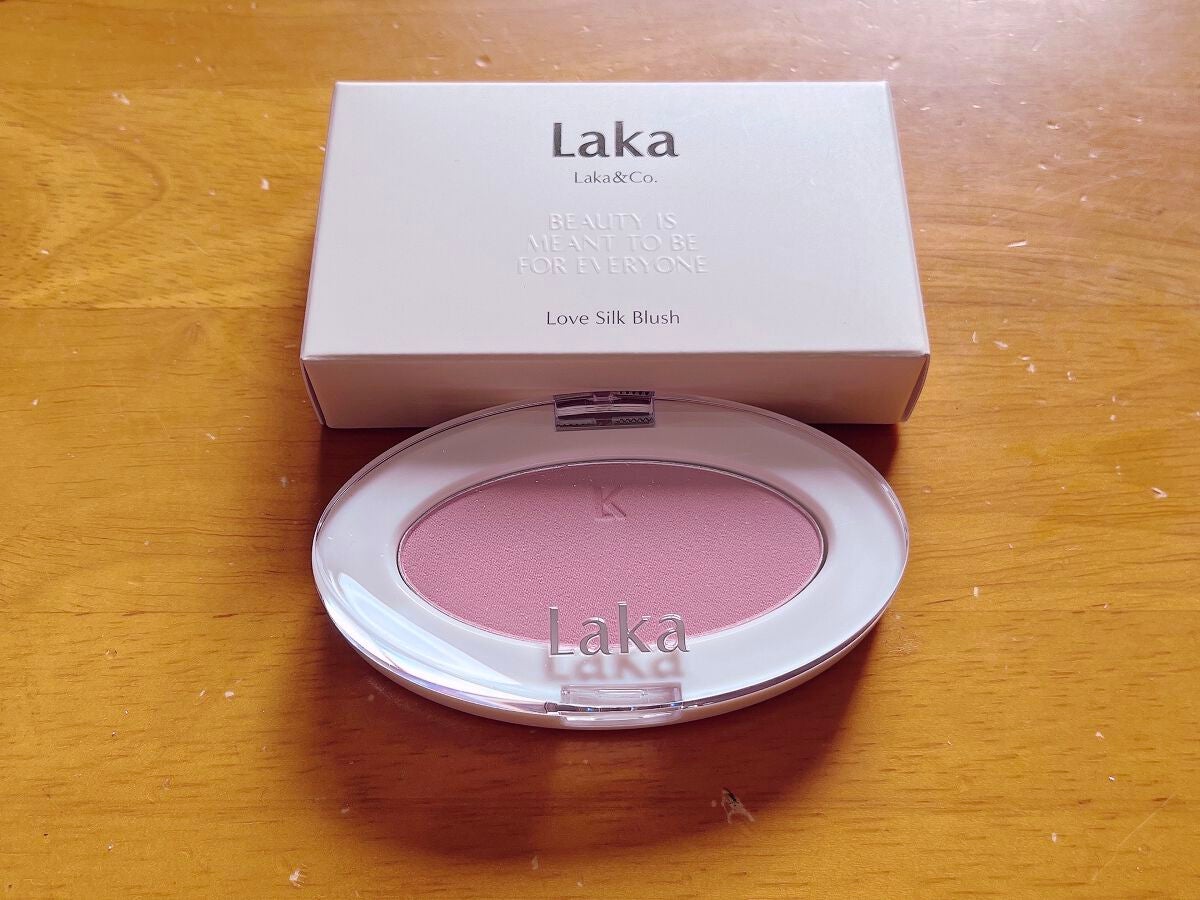 ラブシルクブラッシュ/Laka/パウダーチークを使ったクチコミ(2枚目)