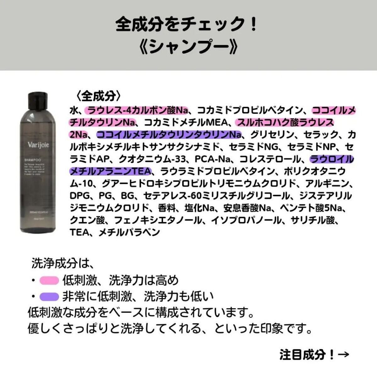 ヴァリジョアシャンプー/ディアテック/サロンシャンプーを使ったクチコミ(4枚目)