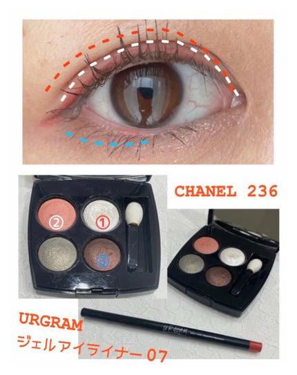 レ キャトル オンブル 236 ティセ ファンテジー/CHANEL/アイシャドウパレットの画像