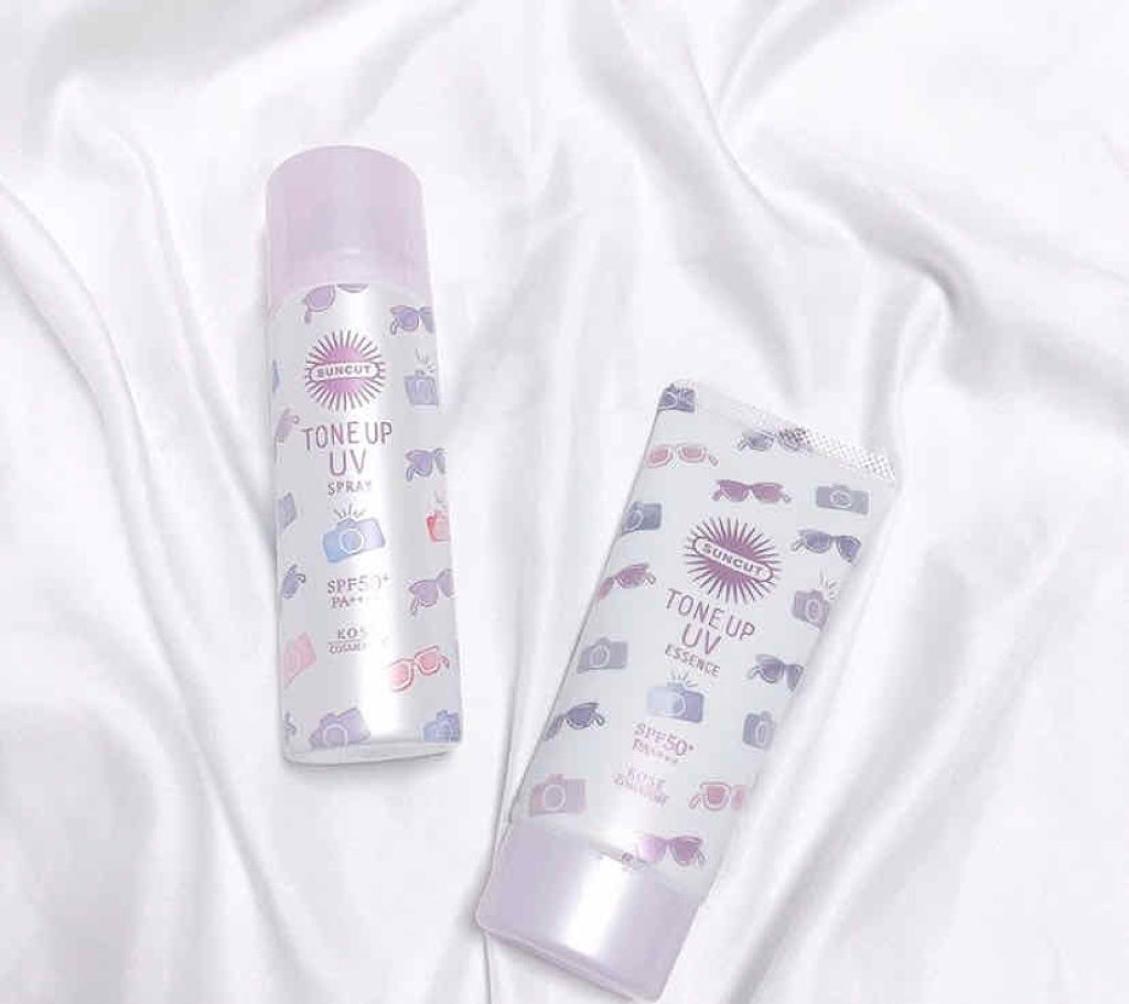 トーンアップUV エッセンス/サンカット®/日焼け止めローションを使ったクチコミ（1枚目）