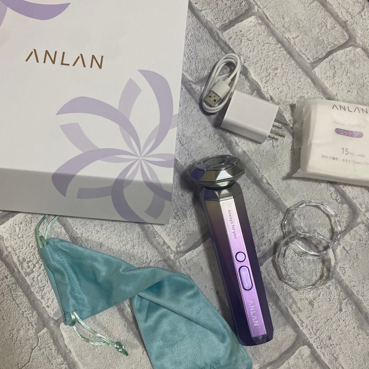 RF温冷美顔器/ANLAN/美顔器・マッサージを使ったクチコミ(2枚目)