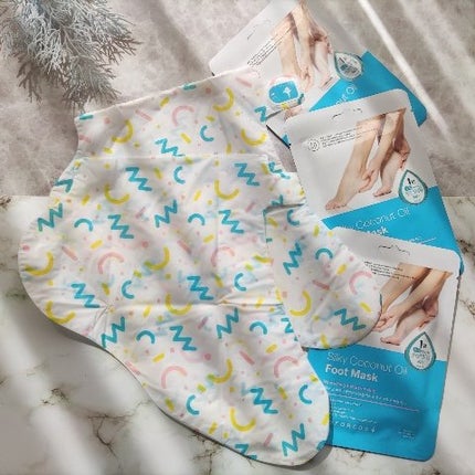 シルキーココナッツオイルフットマスク /MADFORCOS/レッグ・フットケアを使ったクチコミ(6枚目)