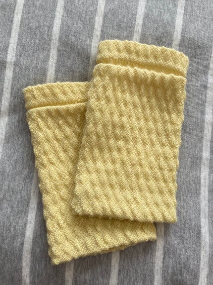 Saya on LIPS 「お気に入りの足首ウォーマー☺️/▫️山忠 健康足首ウォーマー足..」(3枚目)