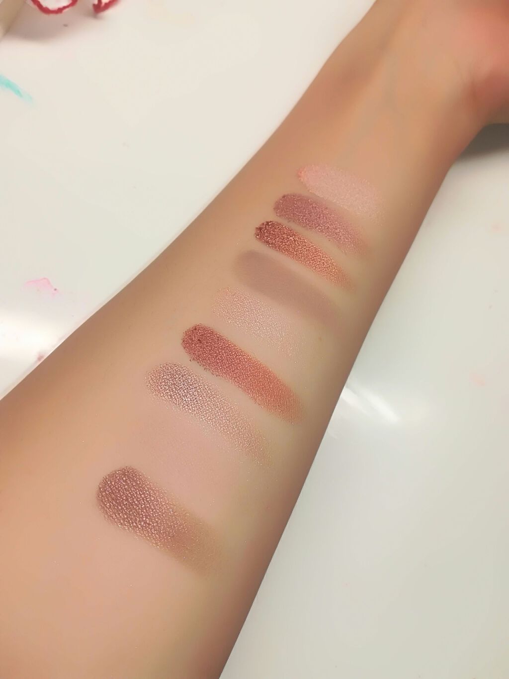 UR GLAM BLOOMING EYE COLOR PALETTE/U R GLAM/アイシャドウパレットを使ったクチコミ(4枚目)