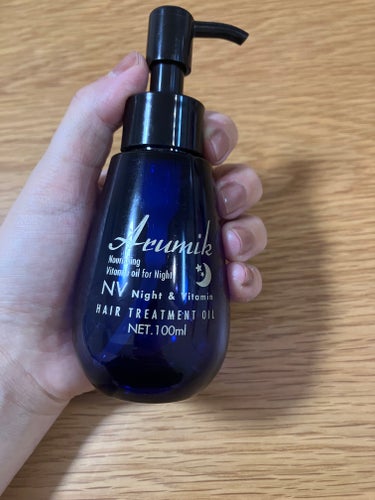 Arumik　ナイト＆ビタミンヘアオイル


使い切ったのでクチコミします⭐️

こちらは、ドンキで購入したものです🐧
黄色のアルミックヘアオイルがすごく良かったので買って見ました。
こちらは夜用との事