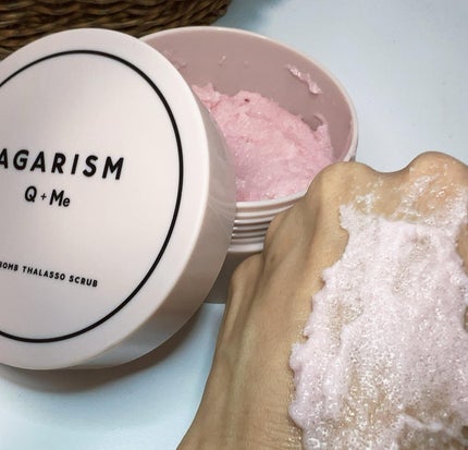 Q+Me スウィート ボム タラソ スクラブ/AGARISM/バスト・ヒップケアを使ったクチコミ(4枚目)