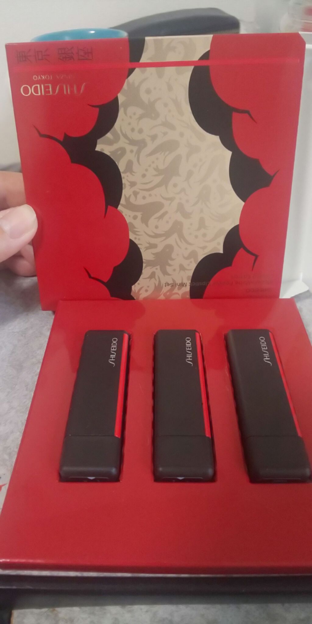 モダンマット パウダーリップスティック 505	Peep Show/SHISEIDO/口紅を使ったクチコミ（1枚目）