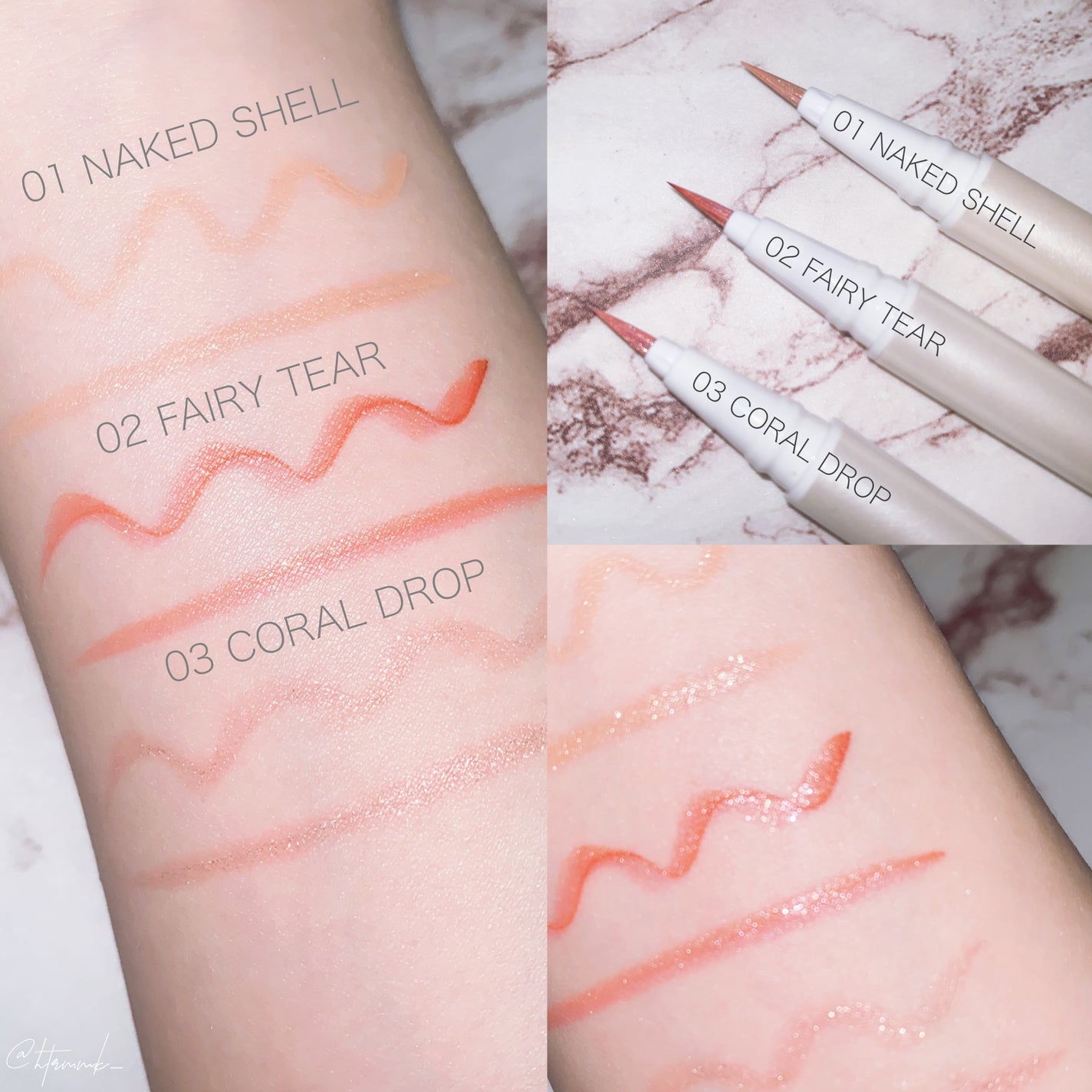 グリッツアイライナー/HOLIKA HOLIKA/リキッドアイライナーを使ったクチコミ(2枚目)