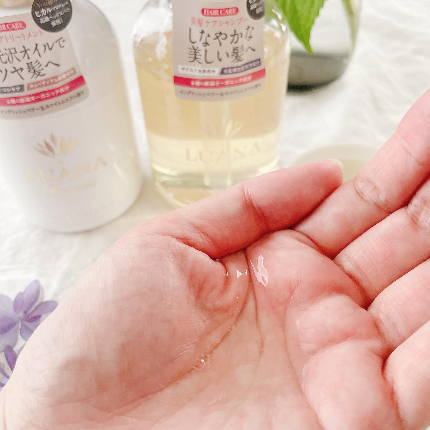 ラグジュアリー美髪ケアシャンプー／トリートメント トリートメント/LUANA Beaute/市販シャンプーを使ったクチコミ（2枚目）